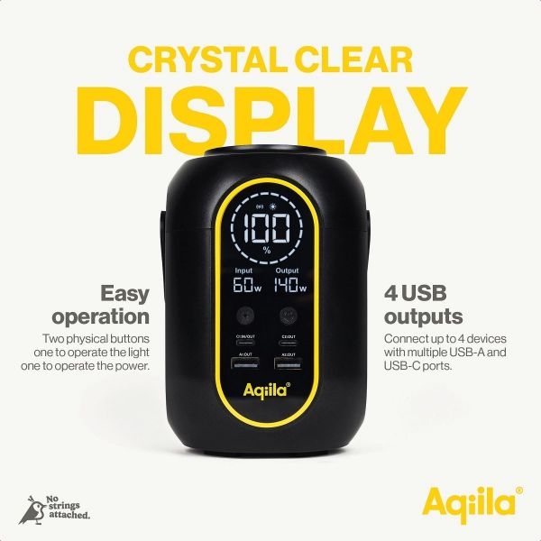 Aqiila Powerbird S140 Mini Power Station 54.000mAh 200Wh (0,2kWh)