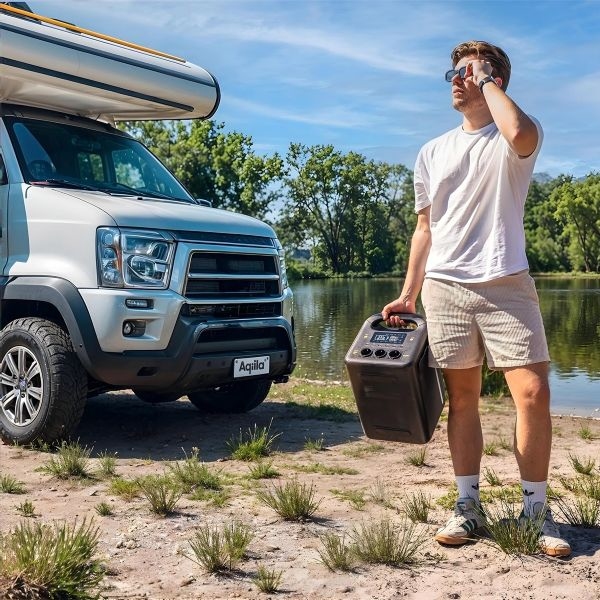 Aqiila Powerbird S1800 v2 Powerstation 1229Wh (1,2kWh) AC Stopcontact 230V 1800W (3000W piek)