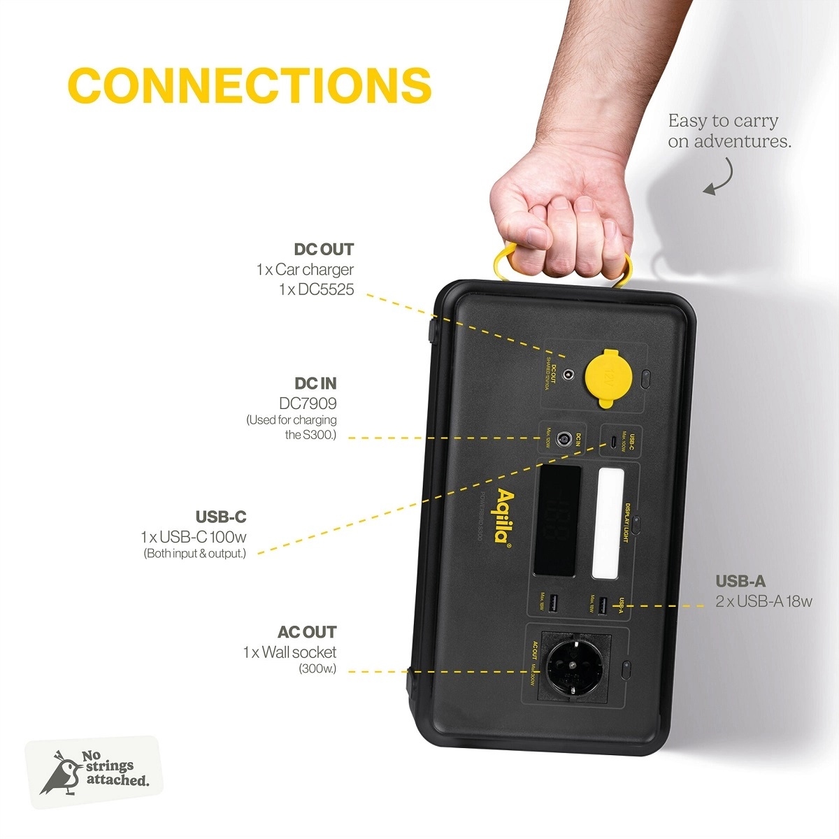 Aqiila Powerbird S300 Power Station 300Wh (0,3kWh)