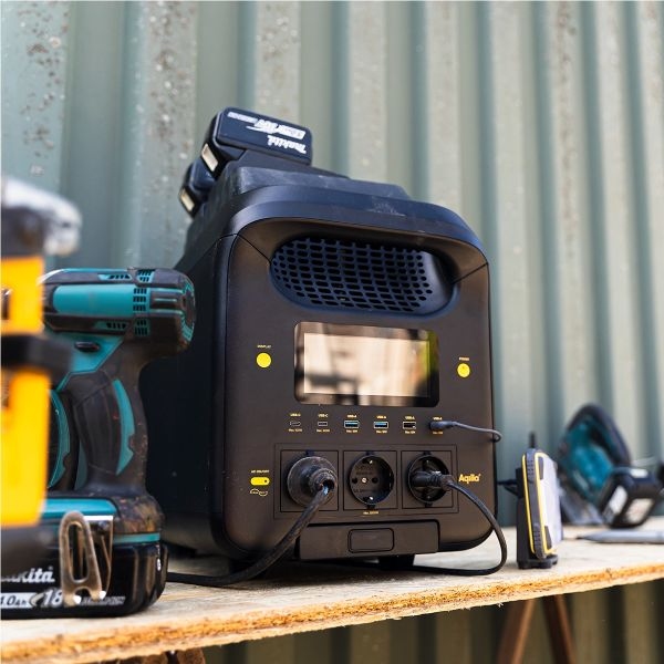 Aqiila Powerbird S3000 v2 Power Station 2560Wh (2,5kWh) AC Stopcontact 230V 3000W (5000W piek)