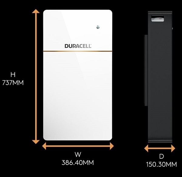 Duracell Dura5 Low Voltage 5,12kWh LiFePO4 Thuisbatterij