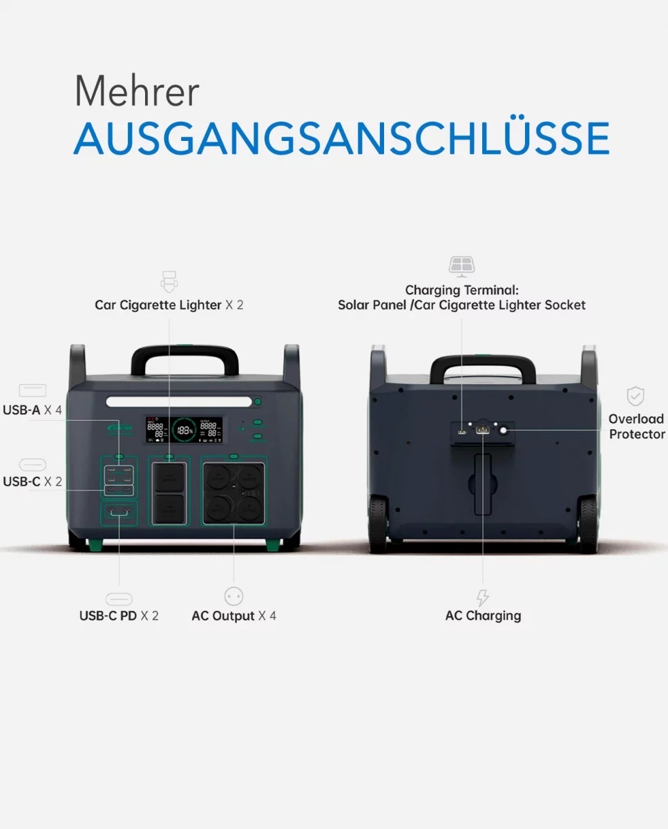 EPEVER® ATZ3600-BATT Powerstation Secundair batterijpakket 2048Wh (2,0kWh)