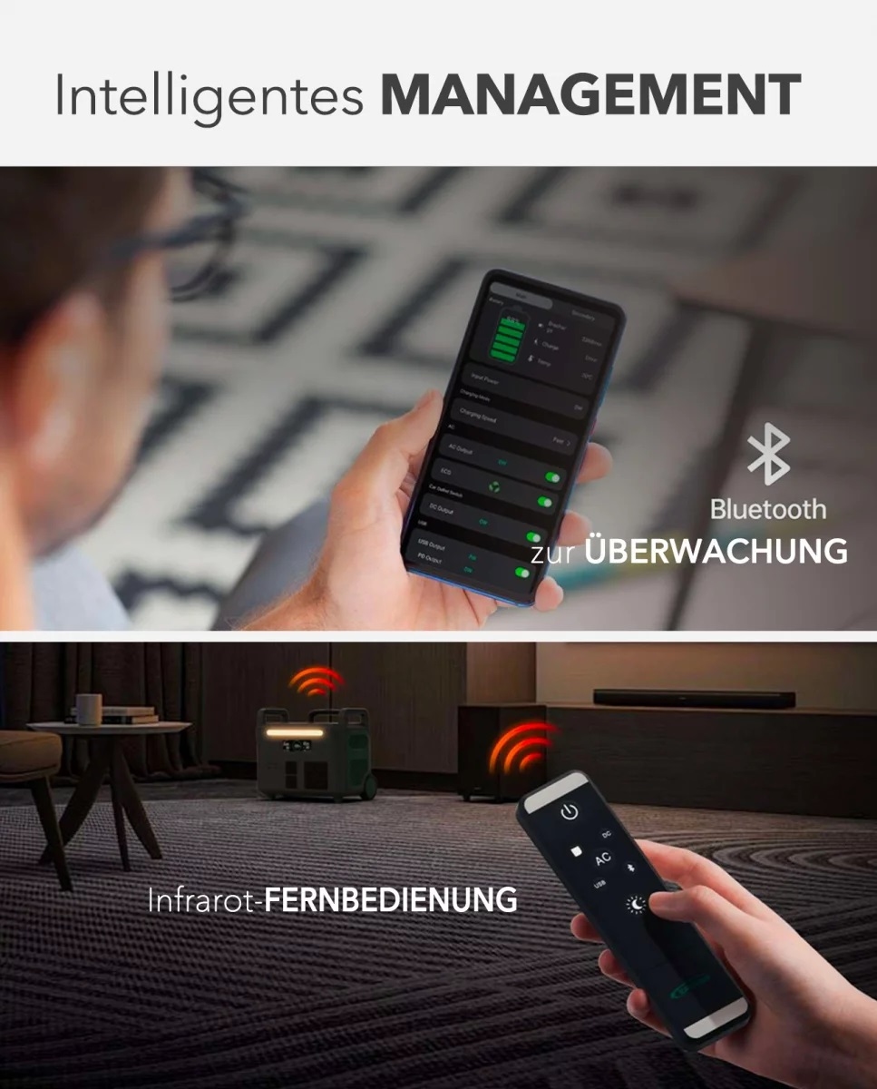 EPEVER® ATZ3600-BATT Powerstation Secundair batterijpakket 2048Wh (2kWh)