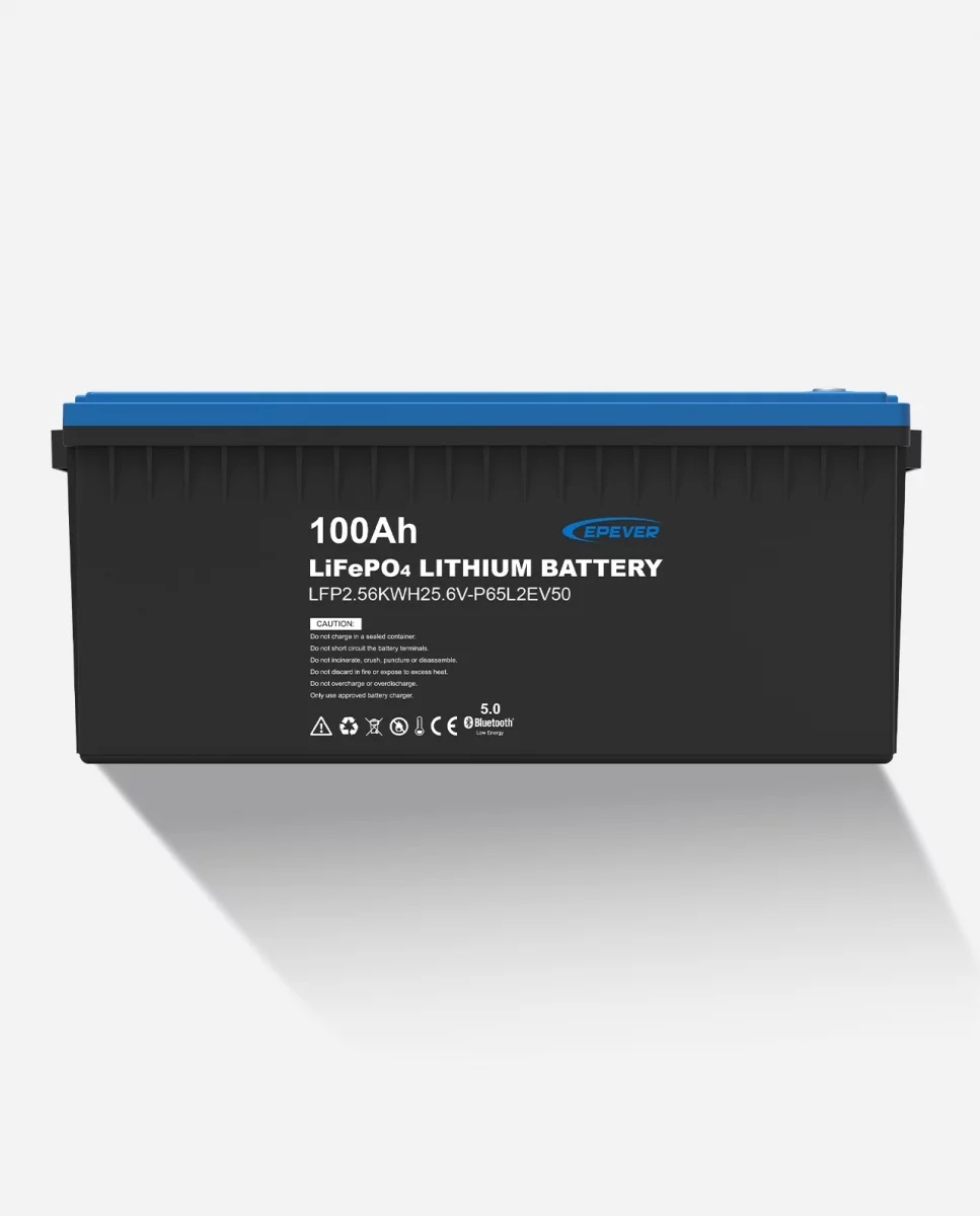 EPEVER® LiFePO4 Batterij Geïntegreerde BMS, Bluetooth, APP, Heating Module 25,6V 100Ah 2.560Wh