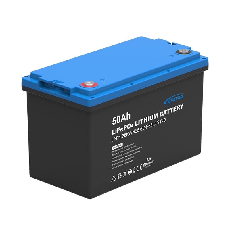 EPEVER® LiFePO4 Batterij Geïntegreerde BMS, Bluetooth, APP, Heating Module 25,6V 50Ah 1.280Wh