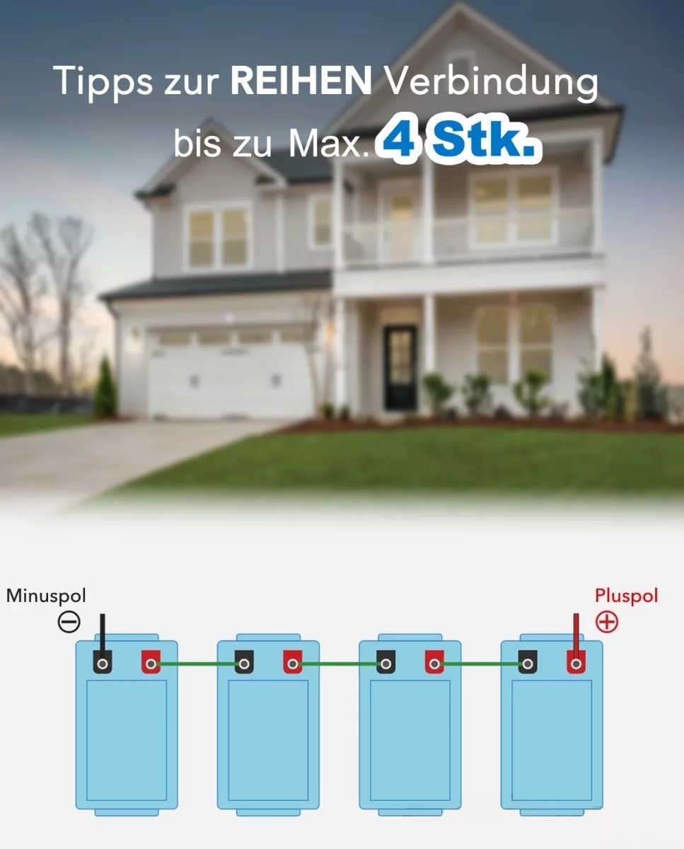EPEVER® LiFePO4 Batterij Geïntegreerde BMS, Bluetooth, APP, Heating Module 12,8V 100Ah 1.280Wh