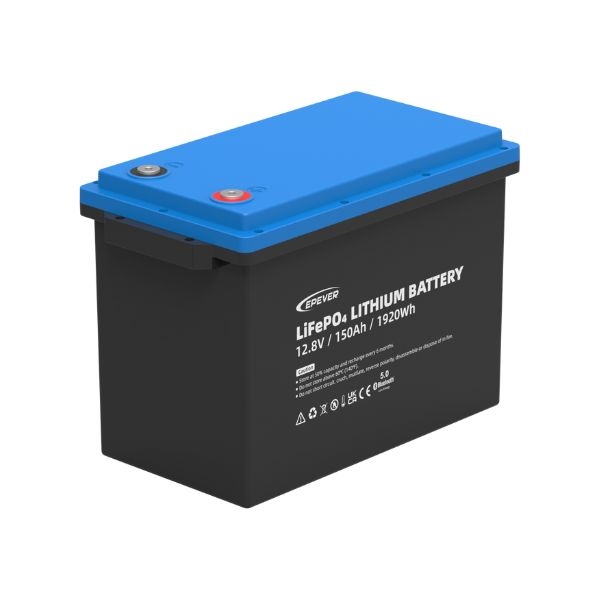 EPEVER® LiFePO4 Batterij Geïntegreerde BMS, Bluetooth, APP, Heating Module 12,8V 150Ah 1.920Wh