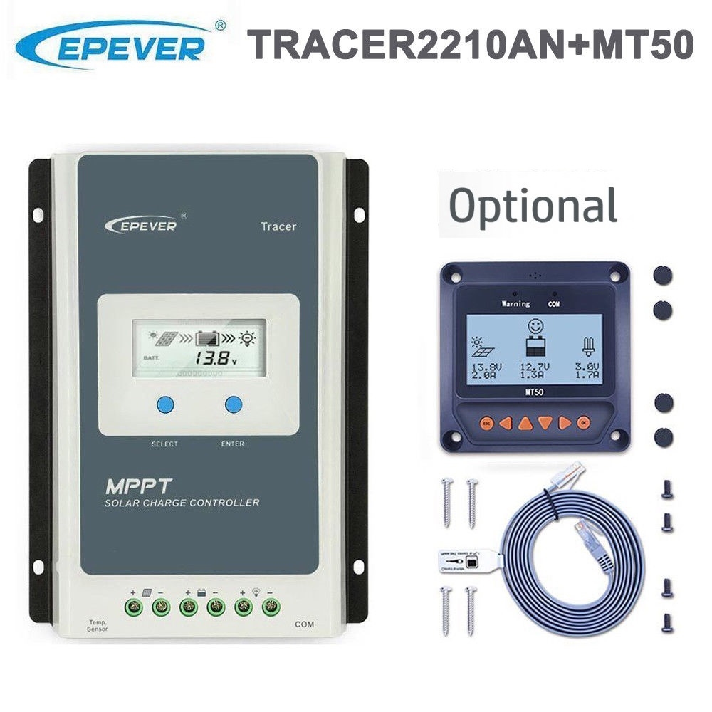 20A MPPT チャージコントローラー Tracer 2210AN...+rubic.us