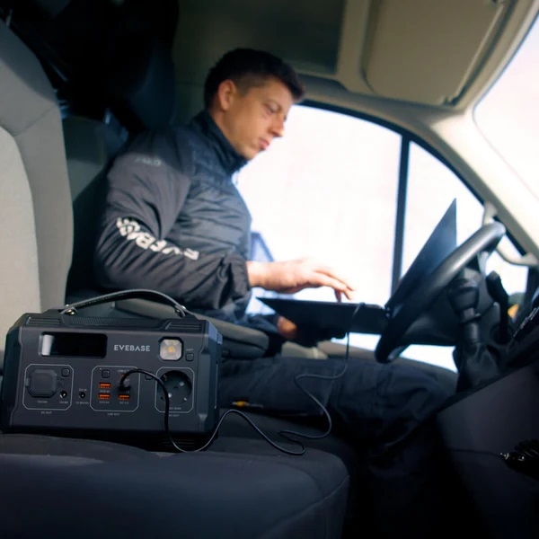 EveBase Move 300 Draagbaar Powerstation 276Wh (0,3kWh) AC Stopcontact 230V 300W (600W piek)