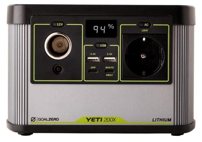 Goal Zero YETI 200X Lithium Portable Powerstation 187Wh incl. 50W Portable Opvouwbaar Zonnepaneel