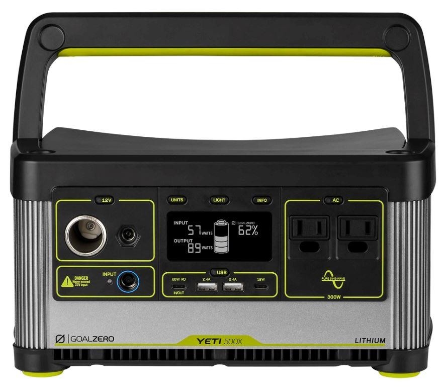 Goal Zero YETI 500X Lithium Portable Powerstation 505Wh