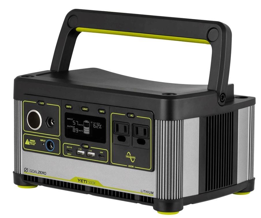 Goal Zero YETI 500X Portable Powerstation 505Wh (0,5kWh) AC Stopcontact 230V 300W (600W piek)