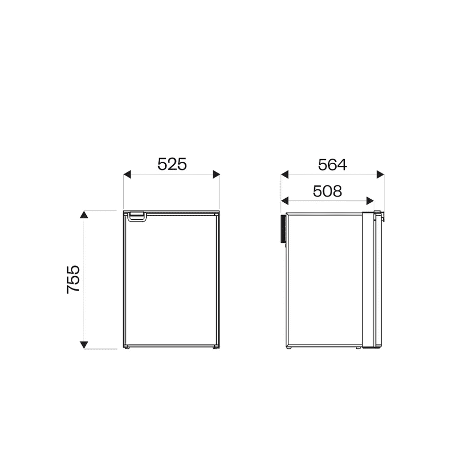 Indel B Cruise 130 Compressor Koelkast Inbouw 12/24V 130 liter