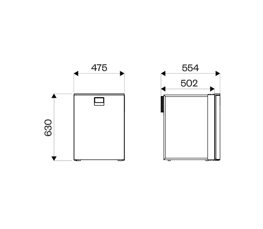 Indel B Elite 85 Compressor Koelkast Inbouw 12/24V 85 liter