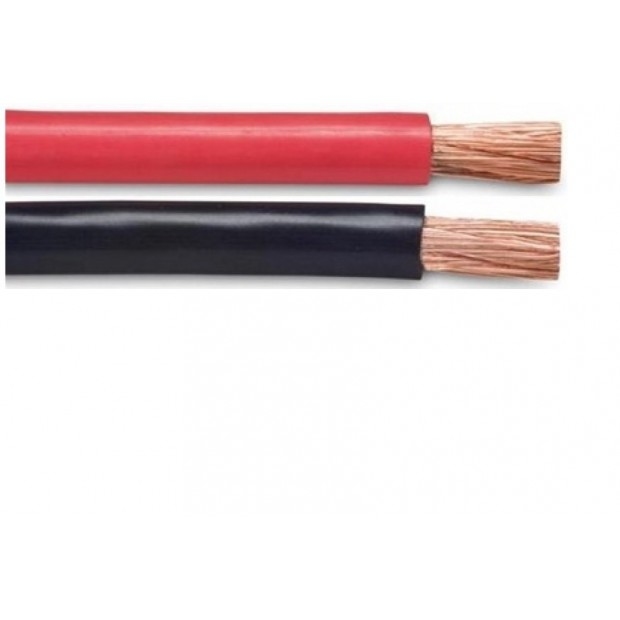 TwinFlex Accukabel 2x 10,0 mm² (rol 50 meter) rood/zwart
