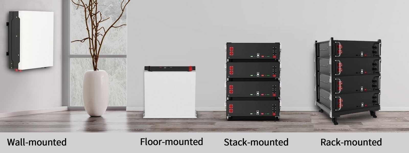 Voltium Energy® LiFePO4 ESS Rack Battery 51,2V 100Ah 5,12kWh with heatpad