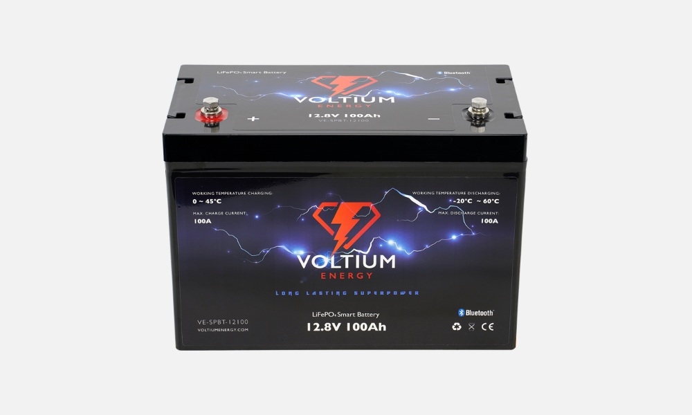 Voltium Energy® LiFePO4 Smart Battery 12,8V 100Ah 1.280Wh