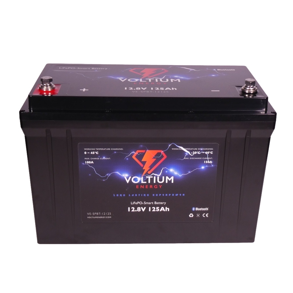 Voltium Energy® LiFePO4 Smart Battery 12,8V 125Ah 1.600Wh