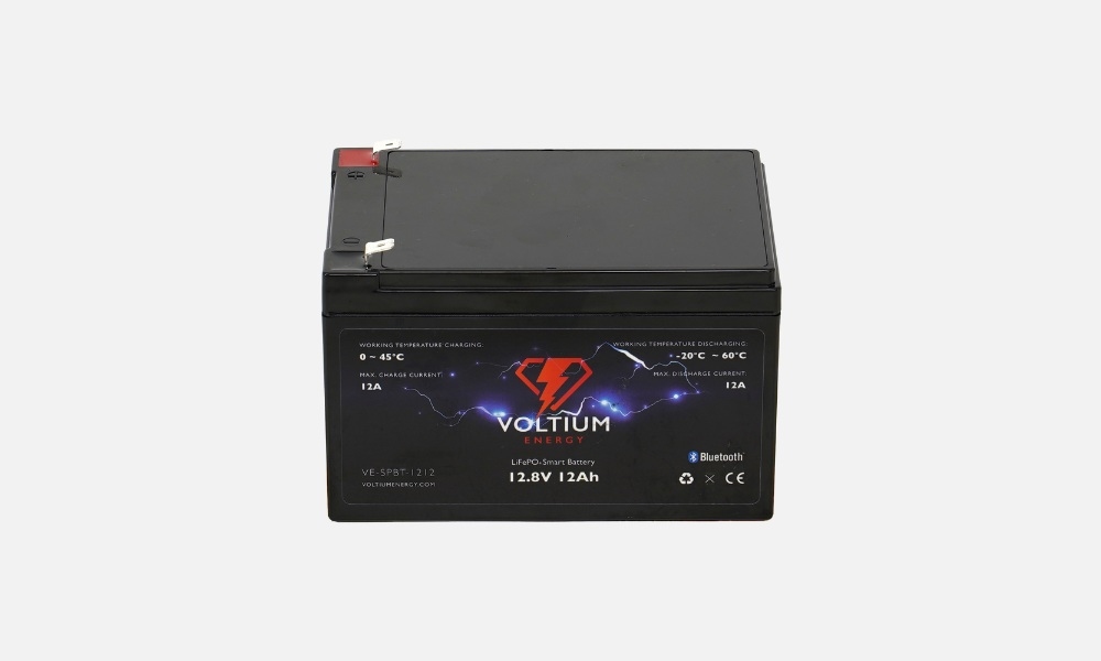 Voltium Energy® LiFePO4 Smart Battery 12,8V 12Ah 154Wh (verwacht week 41)