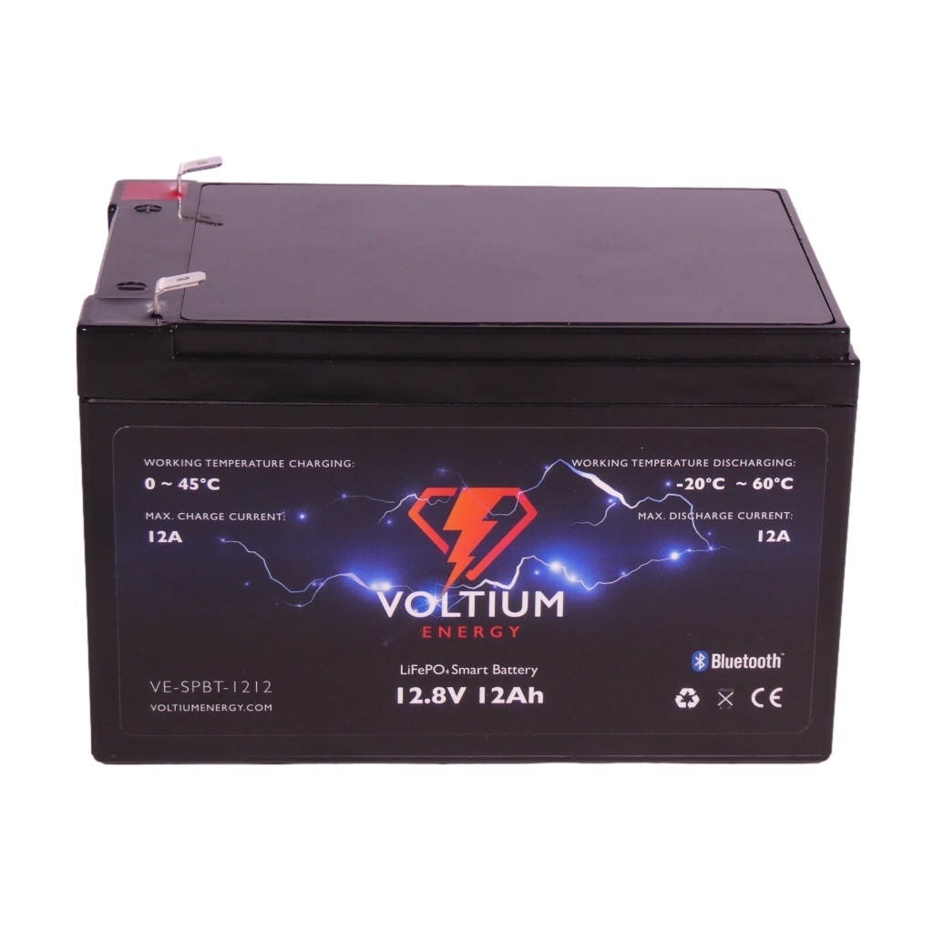 Voltium Energy® LiFePO4 Smart Battery 12,8V 12Ah 154Wh