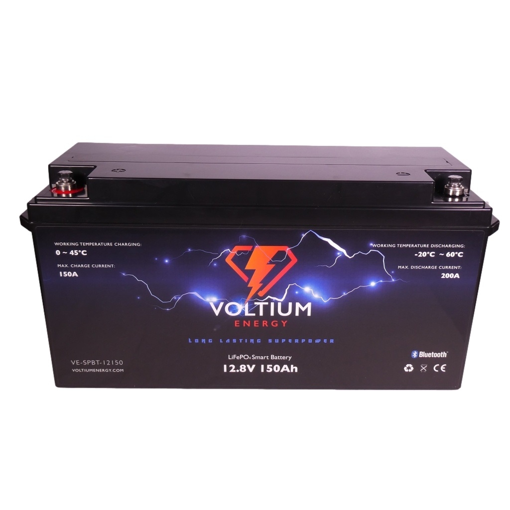 Voltium Energy® LiFePO4 Smart Battery 12,8V 150Ah 1.920Wh