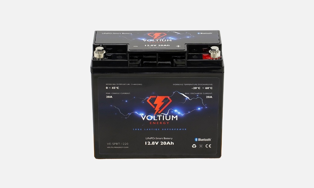 Voltium Energy® LiFePO4 Smart Battery 12,8V 20Ah 256Wh