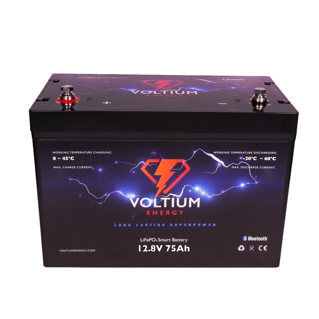Voltium Energy® LiFePO4 Smart Battery 12,8V 75Ah 960Wh