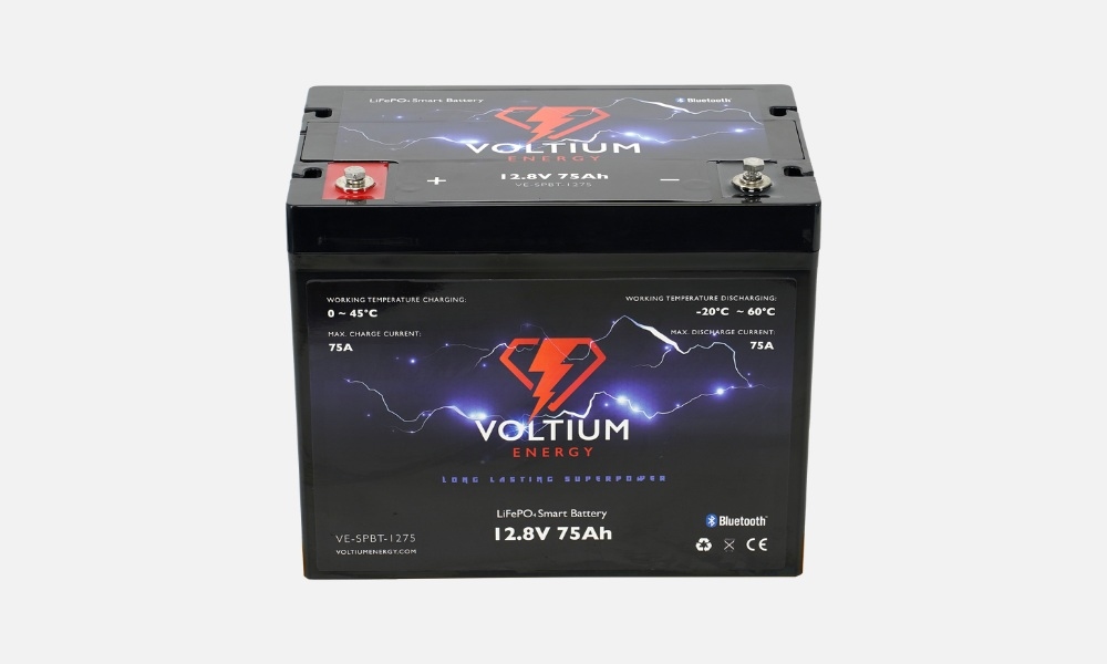 Voltium Energy® LiFePO4 Smart Battery 12,8V 75Ah 960Wh