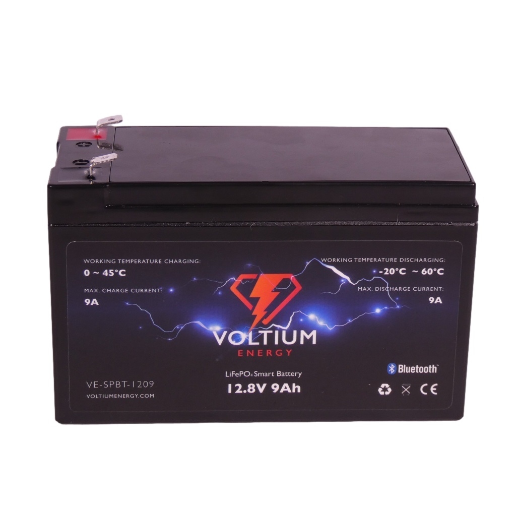 Voltium Energy® LiFePO4 Smart Battery 12,8V 9Ah 115Wh