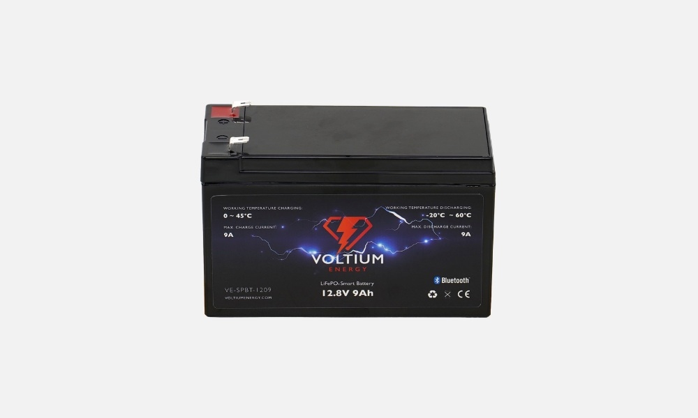 Voltium Energy® LiFePO4 Smart Battery 12,8V 9Ah 115Wh