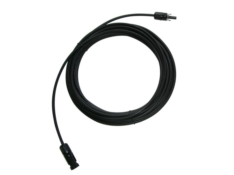 Zonnepaneel Verlengkabelset 4mm² Rood/Zwart incl Connectoren