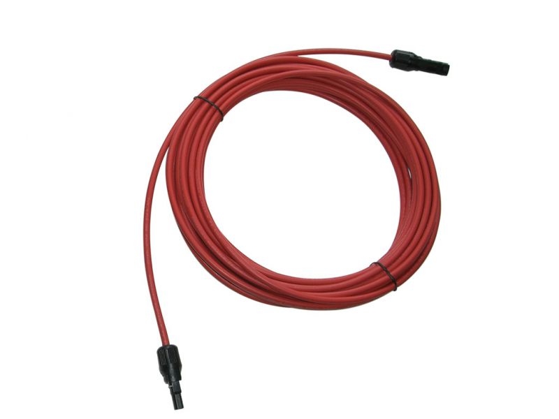 Zonnepaneel Verlengkabelset 6mm² Rood/Zwart incl Connectoren