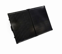 130 Watt 12V Mobiel Portable Full Black Solarkoffer