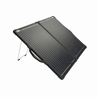 100 Watt 12V Mobiel Portable Ultra Light ETFE Solarkoffer incl. MPPT Laadregelaar