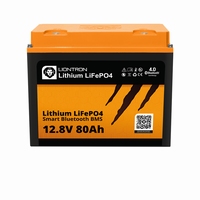 LIONTRON LiFePO4 12,8V 80Ah LX Smart BMS met Bluetooth