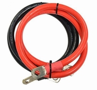 25 mm² Accu Kabelset Rood/Zwart met op 2 zijden een Persoog