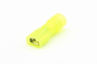 Vlakstekerhuls geel iso voor 4 - 6 mm² draad 6,3 x 0,8 mm