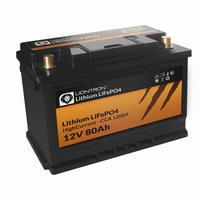 LionTron LiFePO4 12,8V 80A High Current 1200A CCA met BMS