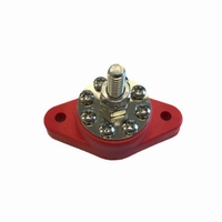 DC Verdeelpunt Rood 1x M8 en 8x M4