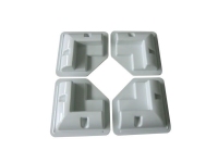 ABS Kunststof Hoeksteunen Wit (set 4 stuks) HSE/W