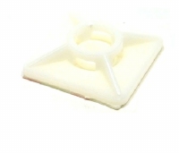Plakzadel Kabelbandvoet Zelfklevend Wit Ø 4.8mm