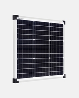 30 Watt Zonnepaneel Monokristal afm: 565x300 mm.