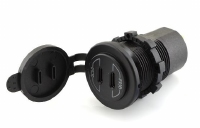 Inbouw Dual USB-C QC 5.0 3A snellader