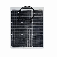 50 Watt Marine PERC 10BB Flexibel Zonnepaneel 590x530 mm (beschikbaar in week: 38)