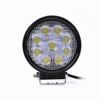 LED Richtlamp 27W 12V / 24V DC Rond