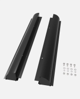 Aluminium Montagespoilers Zwart 770 mm. (set 2 stuks) AZH77B (verwacht week 27)