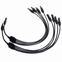 MC4 Parallel Y Connector MC4 4 in 1 draadset