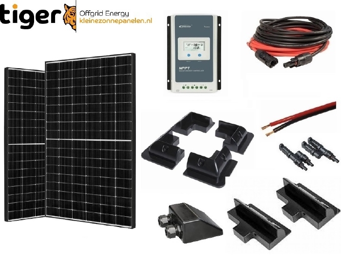 810 Watt Zonnepaneelset Monokristal Black Frame 1722x2268 mm - Set