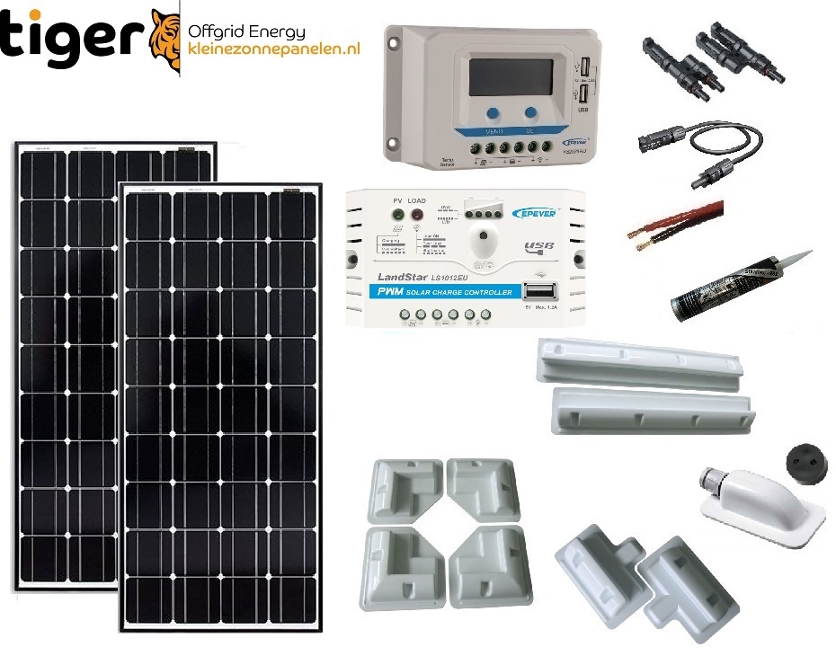 Camper & Boot Zonnepanelen sets 12V/24V