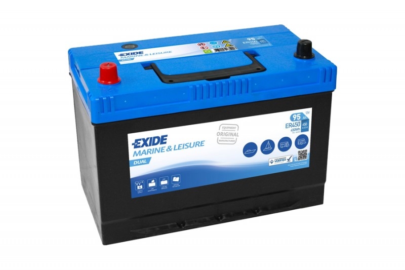 Exide Dual-Power Marine Accu's